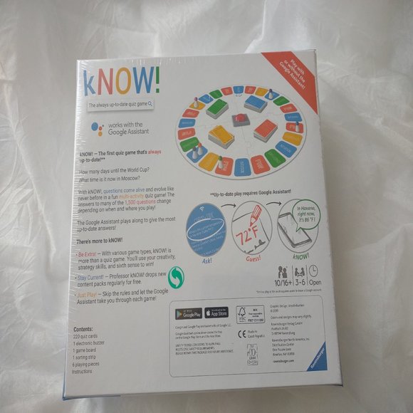 KNOW! Trivia Board Game ~ USA ~ WORLD ~ General Knowledge NWT NEW Sealed - Picture 4 of 8